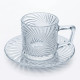 Tea Cup and Saucer Set - 6 Pcs